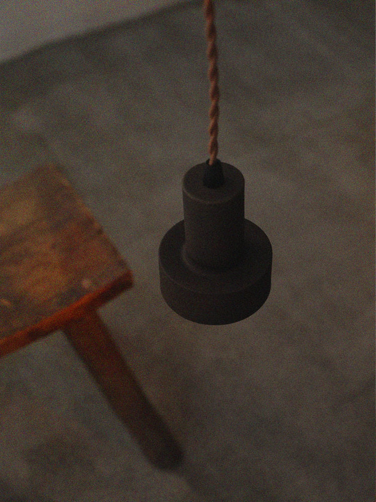 Wabi-Sabi Brass Pendant Light