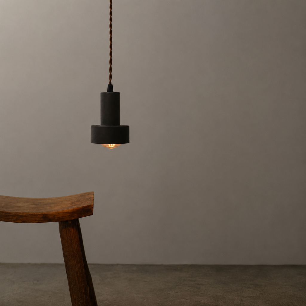 Wabi-Sabi Brass Pendant Light