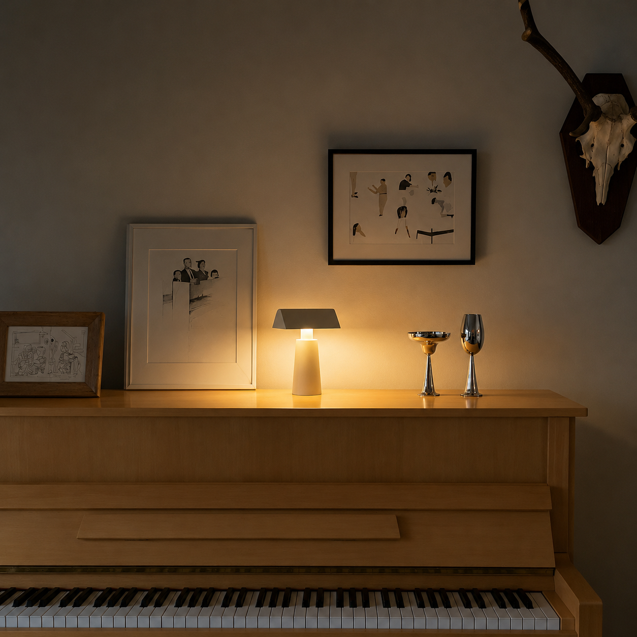 Vintage Rechargeable USB Desk Lamp