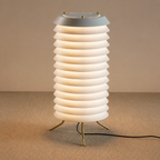 Multi-Layer Retro Metal Floor Lamp
