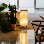 Multi-Layer Retro Metal Floor Lamp