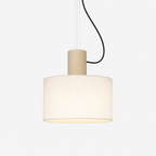 Vintage Wabi-Sabi Pendant Light - beige studio product image