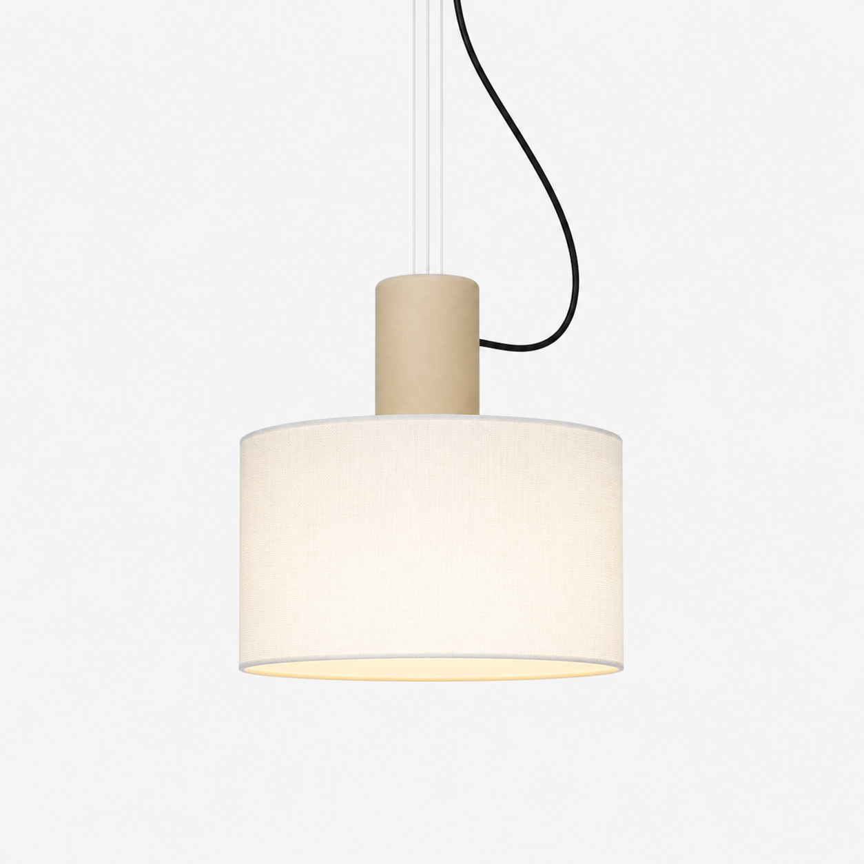 Vintage Wabi-Sabi Pendant Light - beige studio product image